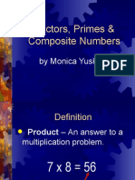 Factors, Primes & Composite Numbers: by Monica Yuskaitis