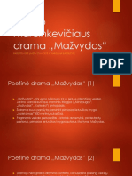 Justino Marcinkevičiaus Drama MAŽVYDAS