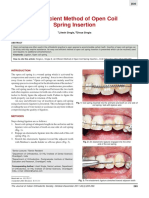 An Efficient Method of Open Coil Spring Insertion