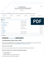 Continuation Power Flow (CPF) : Join Github Today