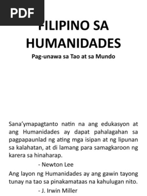 Humanidades Pdf