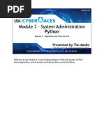 CyberAces Module3-Python 2 Flow