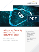 Mitigating Security Risks at The Network's Edge: Best Practices For Distributed Enterprises