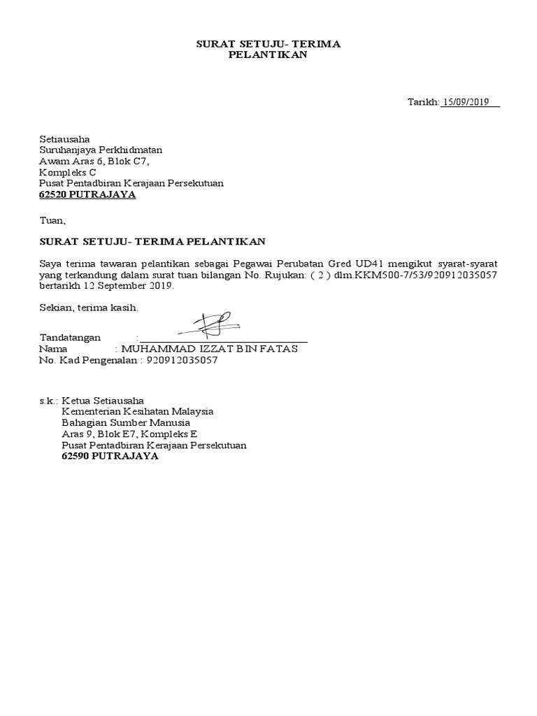 Surat Amaran Kepada Pelajar