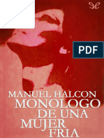 Monologo de Una Mujer Fria Manuel Halcon