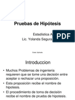 Prueba de Hipótesis