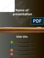 Name of Presentation: Subtitle Here