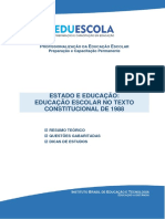 EDUCAÇÃO E CONSTITUIÇÃO FEDERAL DE 1988 - EDUESCOLA
