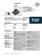 ABS Housing Proximity Sensors Inductive: Product Description Ordering Key Du 10 E