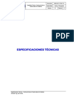 Especificaciones Técnicas - Construcción de Un Puente Sobre El Río Mantaro PDF