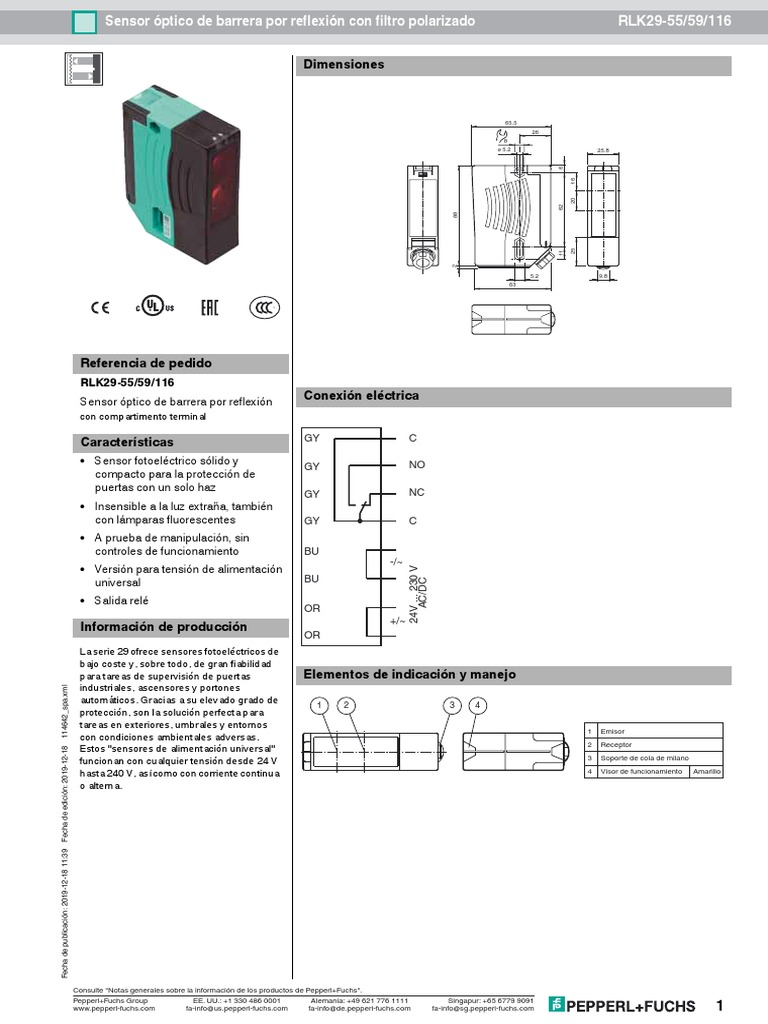 Sensor Optico | PDF | Diodo emisor de luz | Ingenieria Eléctrica