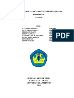 Tugas Metode Pelaksanaan Dan Pembongkaran Konstruksi