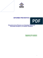 Informe Situacion de Los Paramos en Colombia