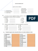 Ejercicios Nomenclatura