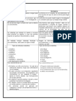 Cuadro Comparativo Metodo y Tecnica