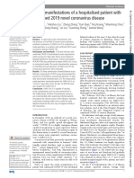 Ocular Manifestations of A Hospitalised Patient With Confirmed 2019 Novel Coronavirus Disease