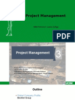 Project Management: MBA Patricio F. Lewis Zúñiga