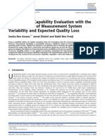 1 - Process True Capability With Measurement System Variability