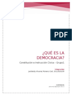 Que Es La Democracia