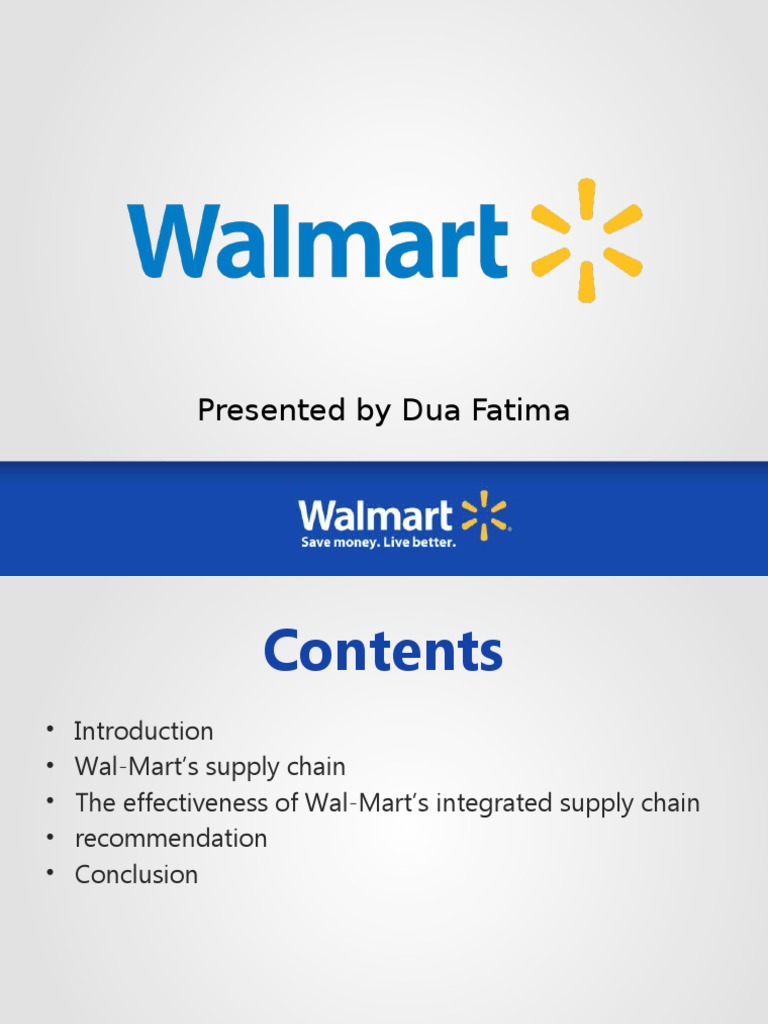 Walmart Supply Chain | PDF | Supply Chain Management | Walmart
