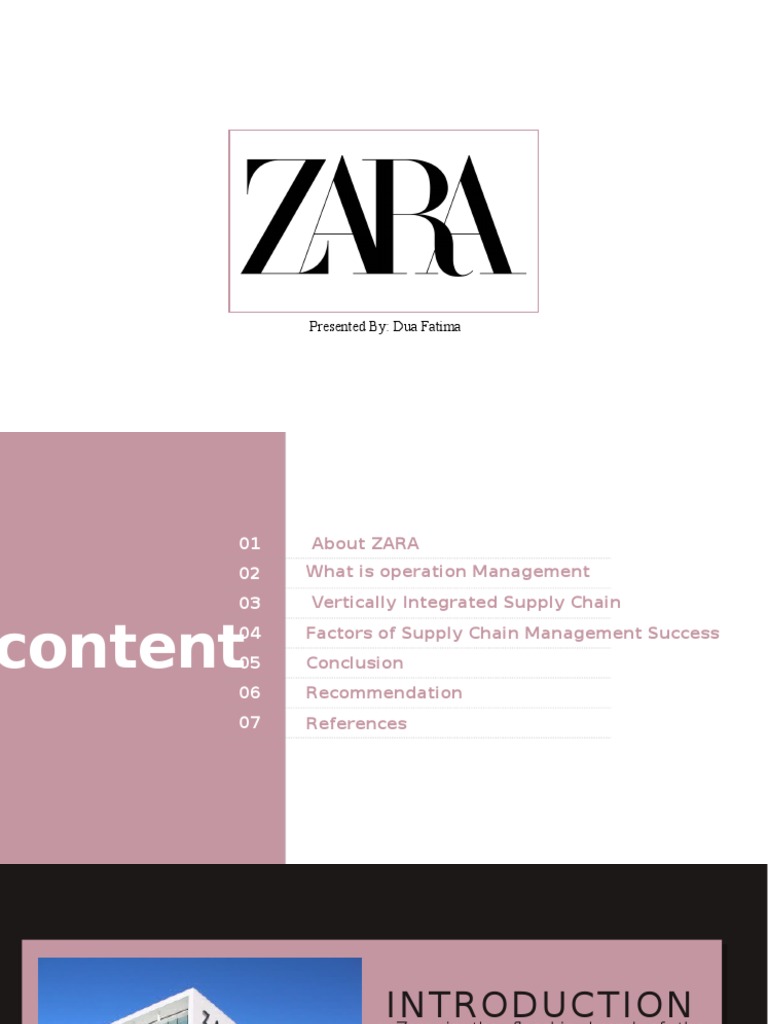 Zara's Vertical Integration in Fashion Operations | PDF | Retail ...