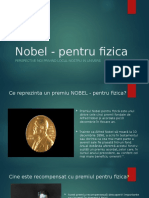 Nobel - Pentru Fizica