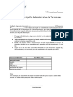 Carta para Inscripcion Administrativa Del TLF
