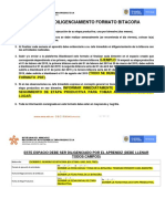 Instructivo Diligenciamiento Formato Bitacora