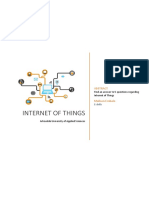 Find An Answer To 5 Questions Regarding Internet of Things