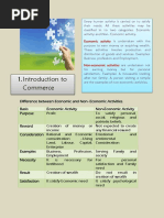 1.introduction To Commerce: Economic Activity