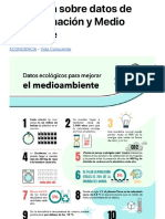 Infografía sobre datos de contaminación y medio ambiente