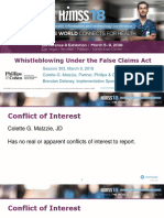 Whistleblowing Under The False Claims Act
