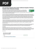 Infor Cloverleaf Integration Suite Tackles Healthcare Integration Challenges Simplifies Health Information Exchange PDF