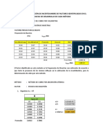 Informe de Estimación de Incertidumbre para Factores Incluidos en El Proceso de Desarrollo de Cada Metodo