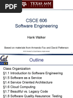 CSCE 606 Software Engineering: Hank Walker