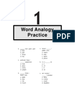 Analogies PDF