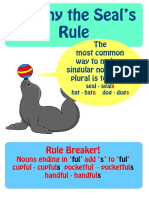 Sammy the Seal's Rules for Plurals