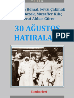 30 Ağustos Hatıraları - Mustafa Kemal