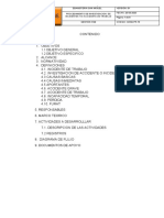 Ghse-Pr-19 Procedimiento de Investigacion de Incidentes y Accidentes de Trabajo