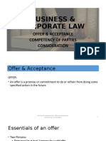 Lecture 03 - Offer Acceptance Consideration Competency