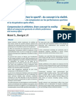 Mémoire DUP Compression in Athletes - From Concept To Reality. Effects of Compression Garments On Athletic Performance and Recovery Effort PDF