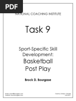 Coach Brock Bourgase Task 9 Sport-Specific Skills