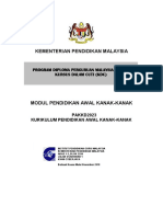 MODUL PDPM PAKKD2023 Kurikulum Pendidikan Awal Kanak-Kanak PDF