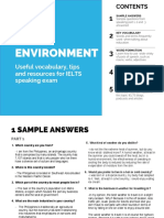 2-Environment Topic IELTS Speaking