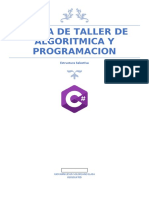 Tarea de Taller de Algoritmica y Programacion