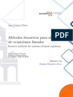 Metodos Iterativos para Sistemas de Ecuaciones Lineales PDF