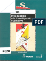 Flick, U. (2007). Preguntas de investigación. En Introducción a la investigación cualitativa (pp. 61-66). Madrid Ediciones Morata.
