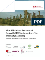 MHPSS Framework for Syrian & Iraqi Refugees