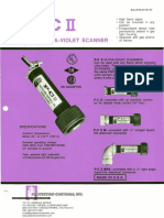 UV Flame Scanner Installation and Specifications