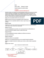 O Que É Um Algoritmo Genético? - Qual É A Estrutura Do Algoritmo Computacional (Fluxograma) ?